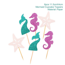 Încarcă imaginea în vizualizatorul Galerie, Mermaid-set arcada baloane