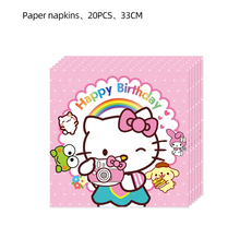 Încarcă imaginea în vizualizatorul Galerie, Hello Kitty-set arcada baloane