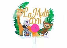 Încarcă imaginea în vizualizatorul Galerie, Topper Tort Jungle