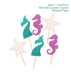 Mermaid-set arcada baloane