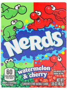 Nerds watermelon and cherry 46.7 gr